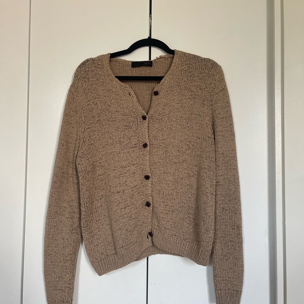 Zara Women's Brown Cardigan Sweater